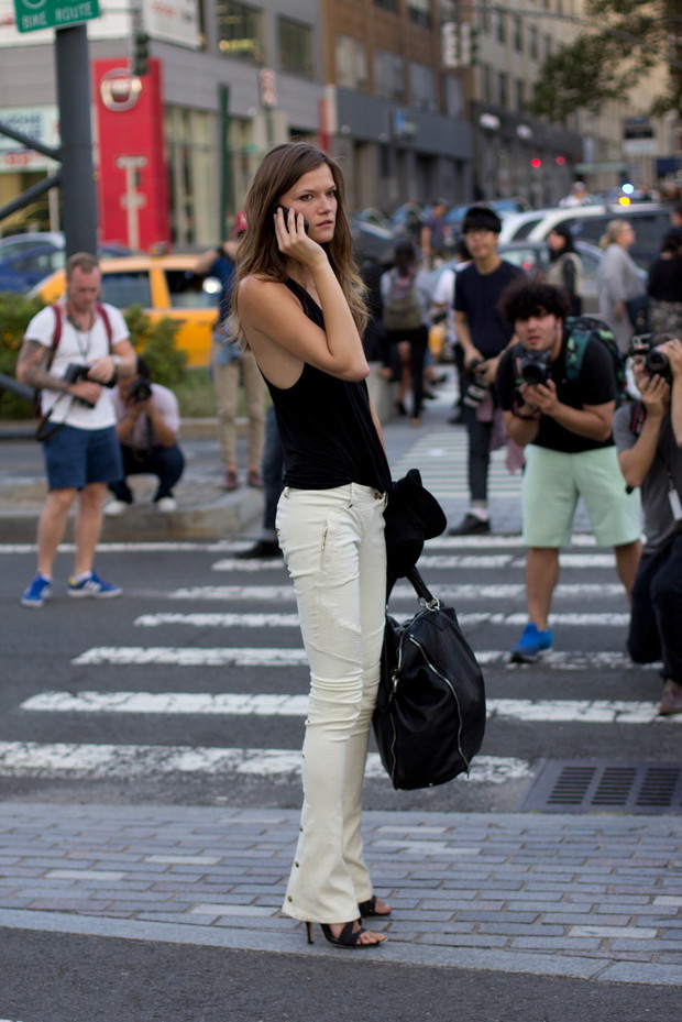 Street fashion: New York Fashion Week w obiektywie Dine & Dash