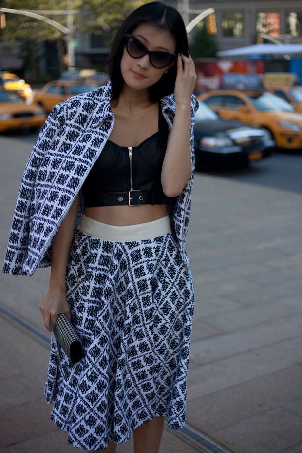 Street fashion: New York Fashion Week w obiektywie Dine & Dash