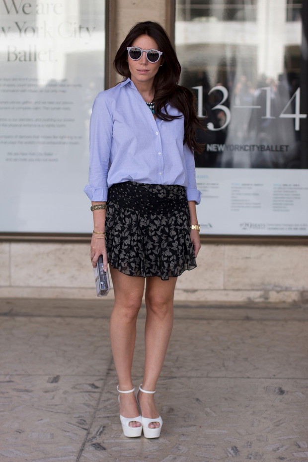 Street fashion: New York Fashion Week w obiektywie Dine & Dash