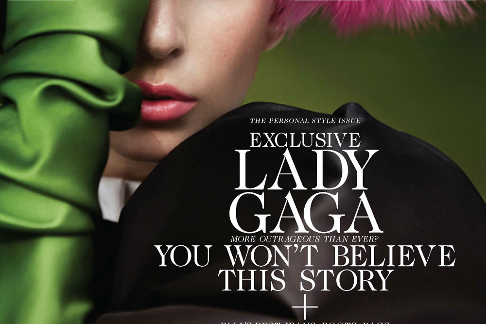 Lady Gaga w październikowym ELLE US