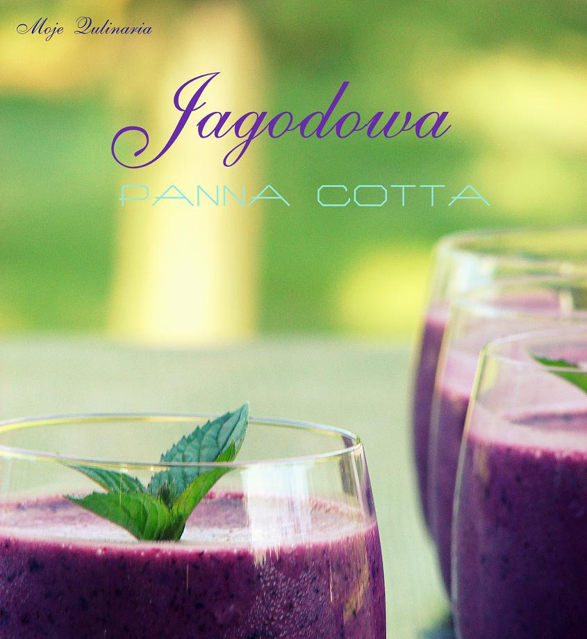Jagodowa panna cotta, fot. Paulina Jóźwiak mojequlinaria.blogspot.com dla ELLE