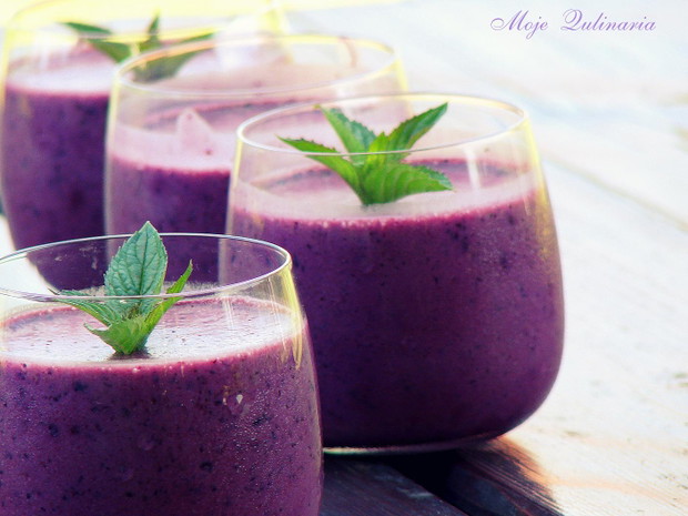 Jagodowa panna cotta, www.mojequlinaria.blogspot