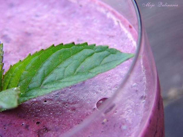 Jagodowa panna cotta, www.mojequlinaria.blogspot