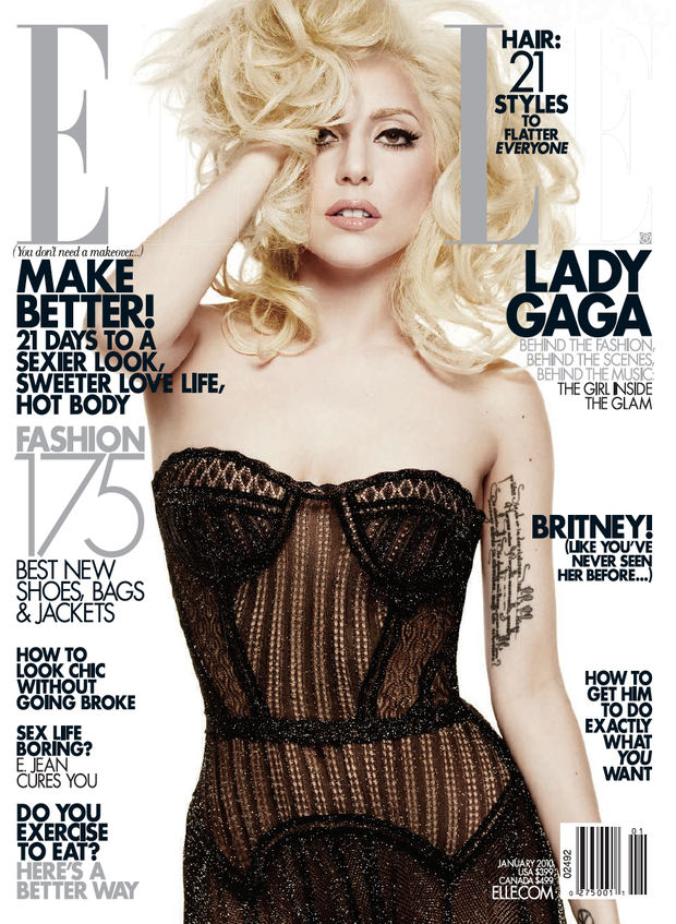 Lady Gaga w październikowym ELLE US