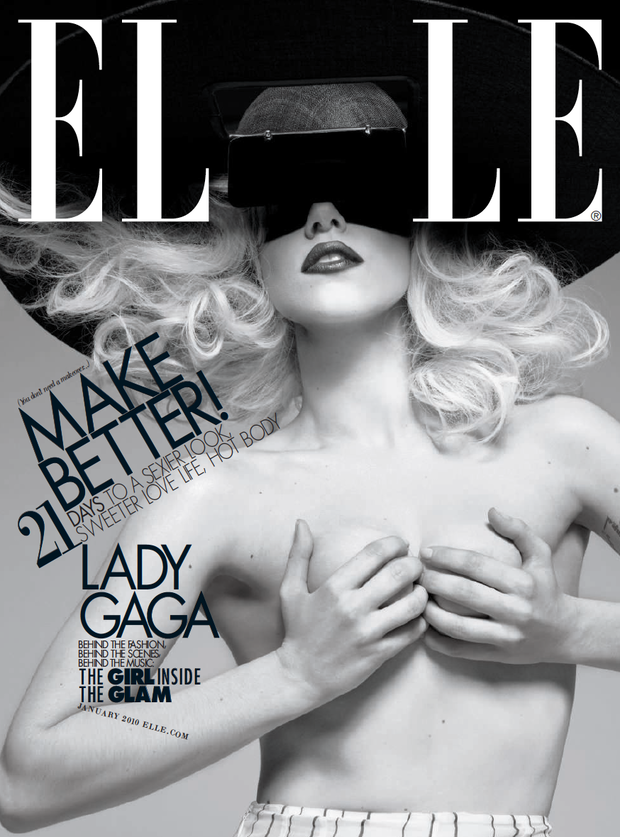 Lady Gaga w październikowym ELLE US