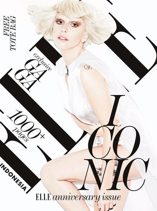 Lady Gaga w październikowym ELLE US