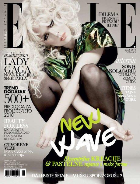 Lady Gaga w październikowym ELLE US