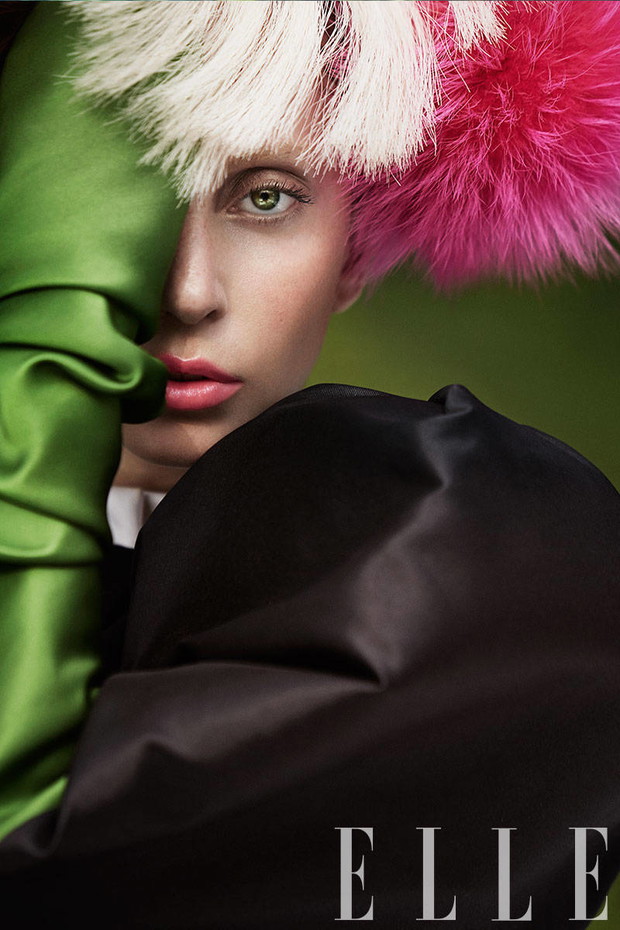 Lady Gaga w październikowym ELLE US