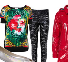 Trendy 2013 w Fashion House: bluzka Mango, baletki Sambada, spodnie Sesst, kurtka Pepe Jeans, kolaż ELLE