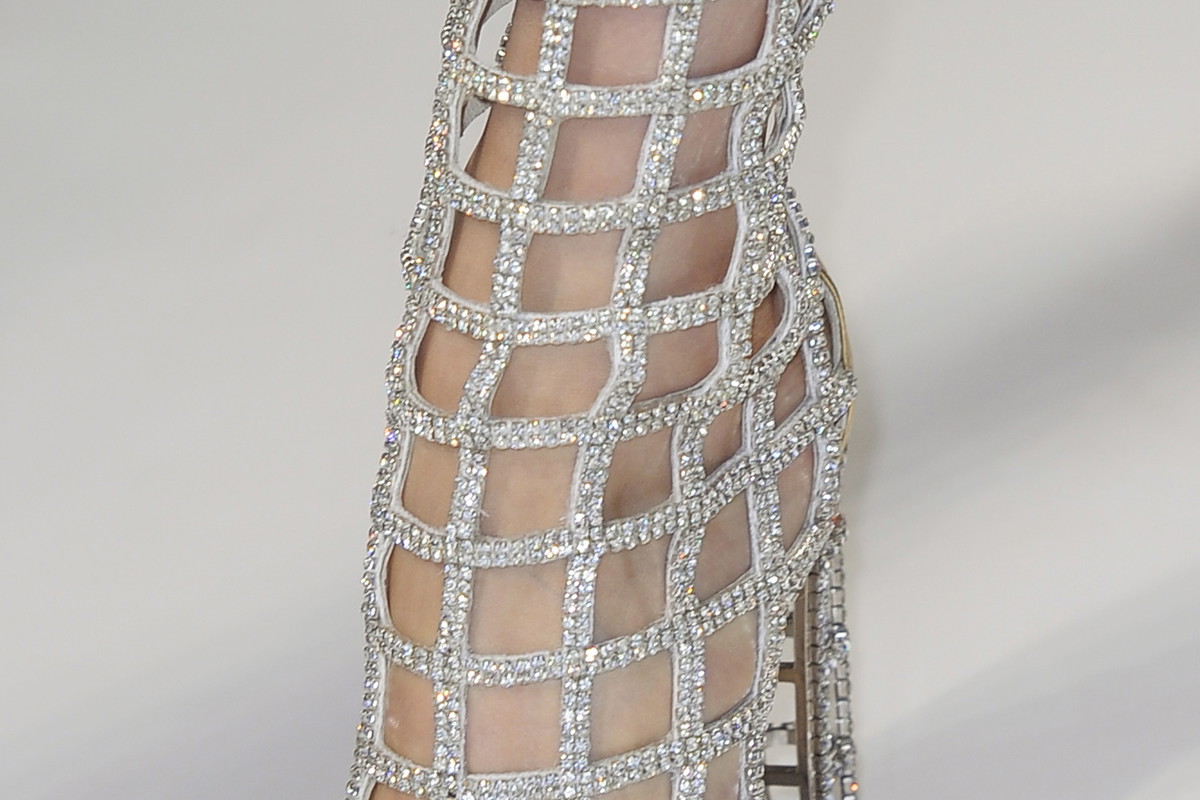 Buty z kolekcji Balmain wiosna-lato 2014, fot. Imaxtree