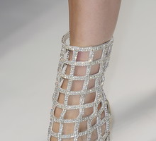 Buty z kolekcji Balmain wiosna-lato 2014, fot. Imaxtree