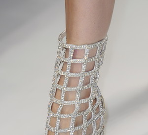 Buty z kolekcji Balmain wiosna-lato 2014, fot. Imaxtree