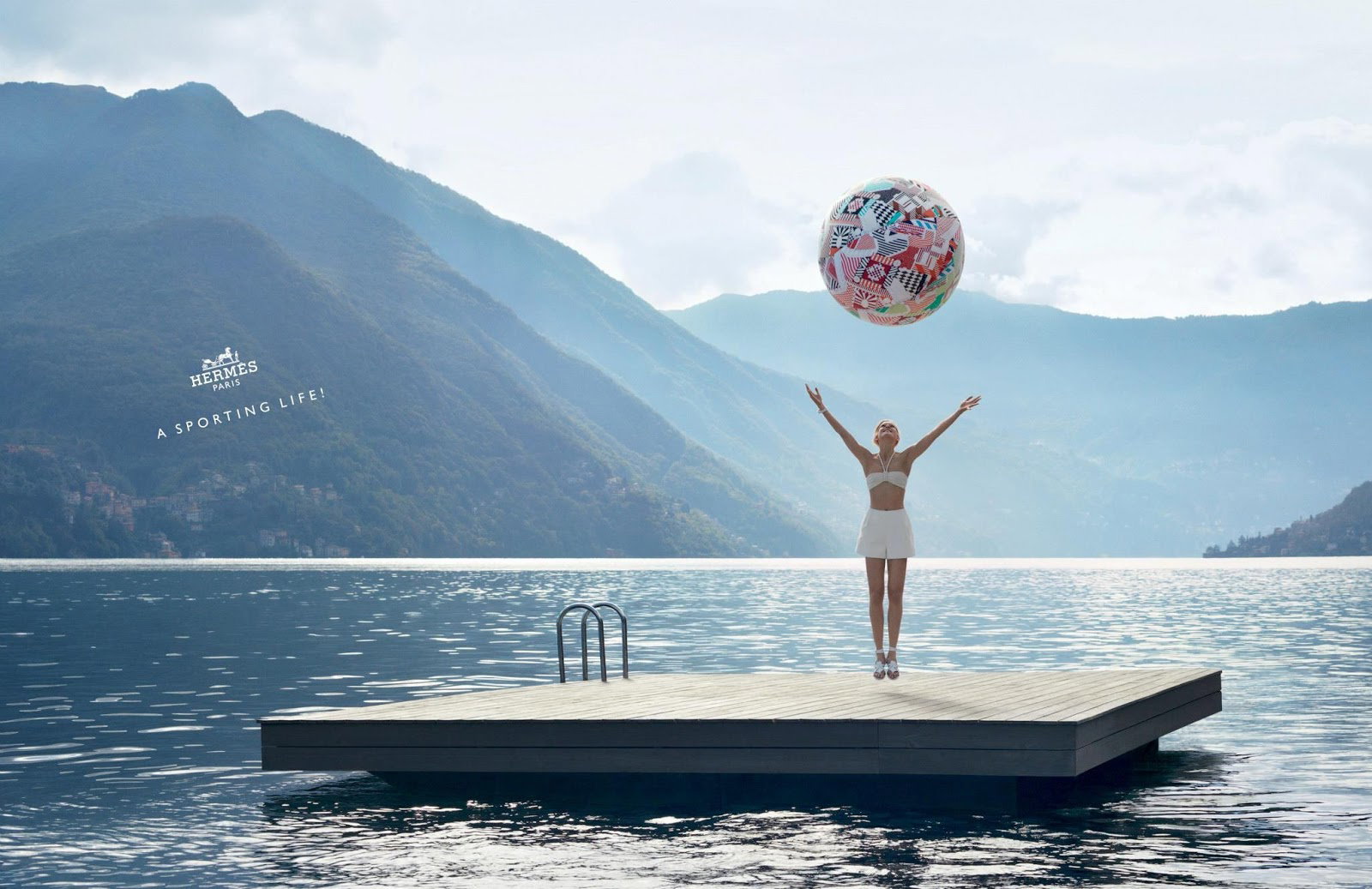 Iselin Steiro w kampanii Hermès wiosna-lato 2013, fot. Nathaniel Goldberg