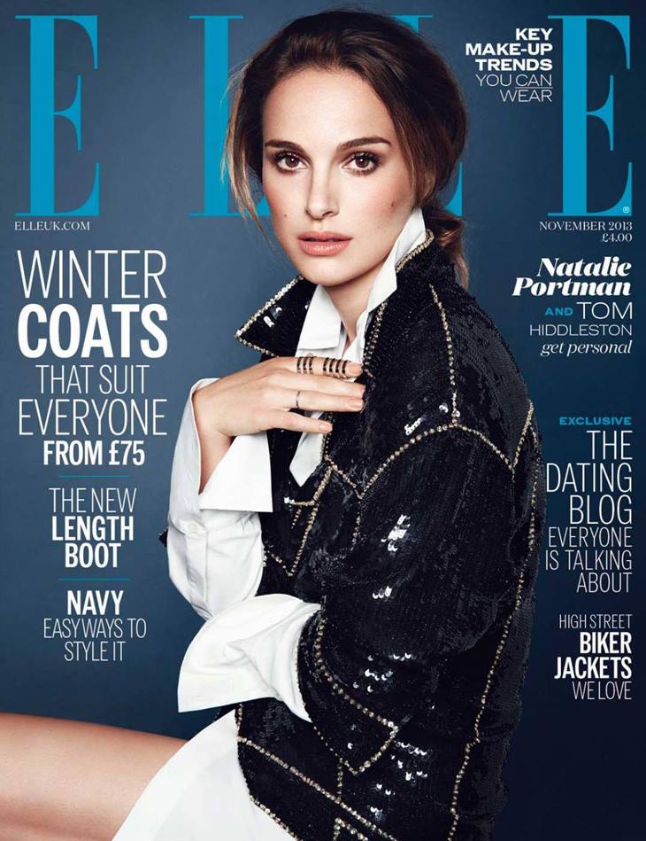 Natalie Portman w listopadowym ELLE UK