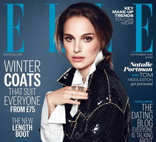 Natalie Portman w listopadowym ELLE UK