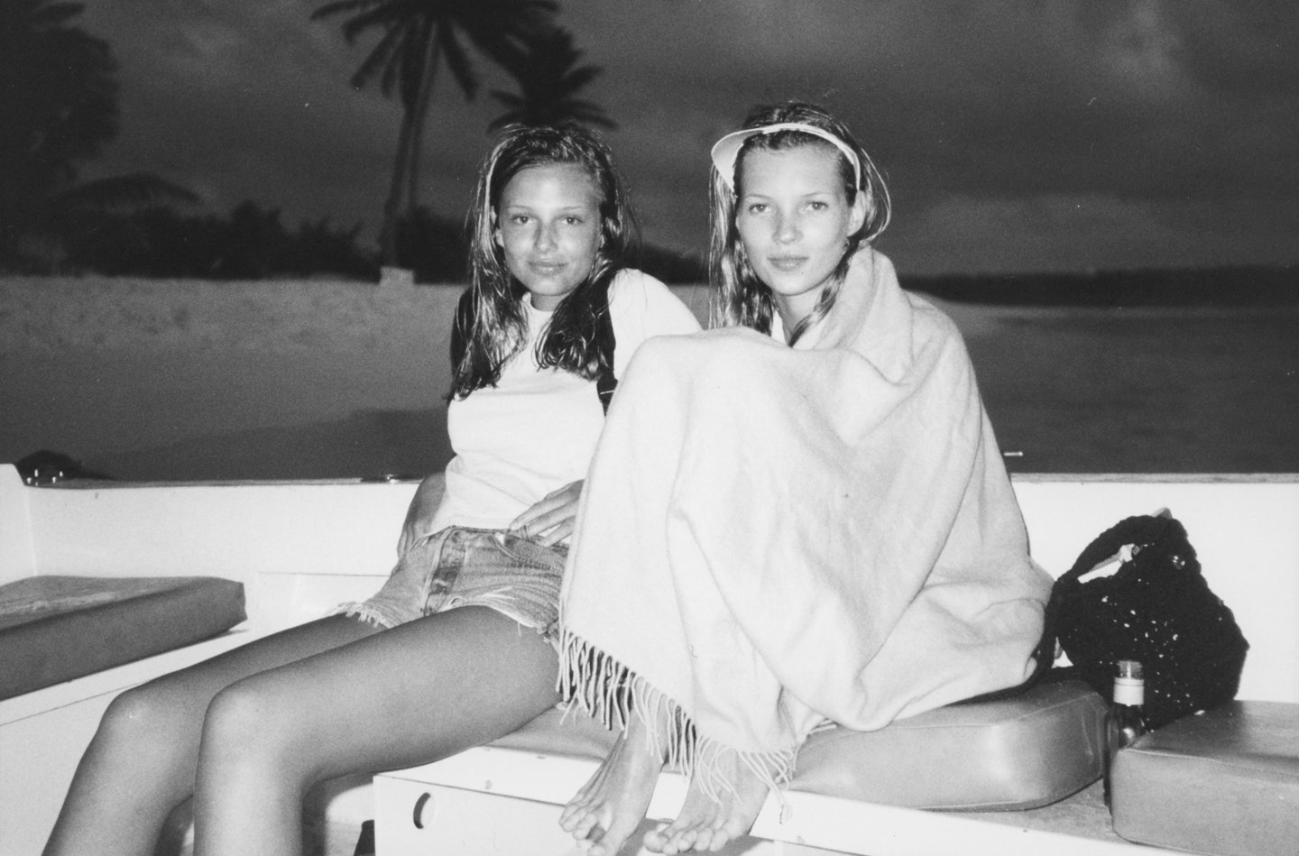 Backstage sesji Kate Moss z 1994 r.