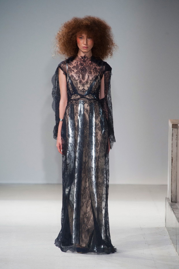 Gosia Baczyńska na Paris Fashion Week - pokaz wiosna-lato 2014