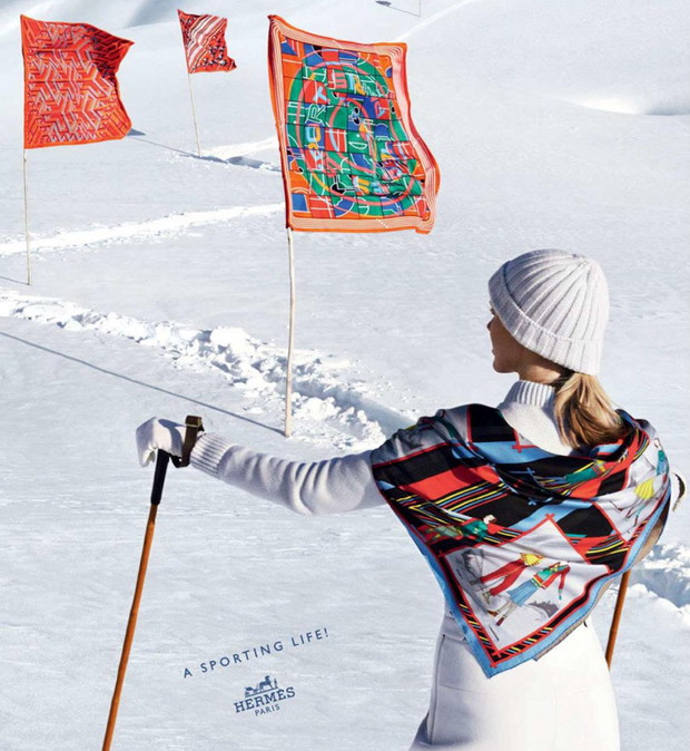 Hermès na stoku - piękna kampania w stylu retro jesień-zima 2013