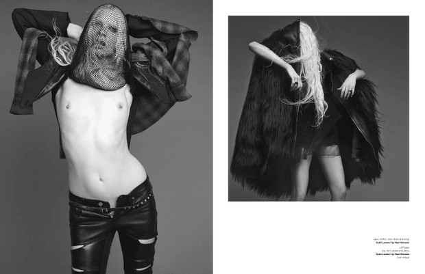 Kristen McMenamy w sesji dla Zoo Magazine, nr 40 / fot. Dancian