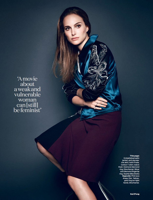 Natalie Portman w listopadowym ELLE UK