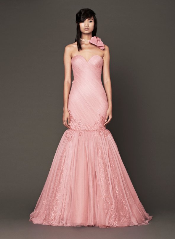 Suknie ślubne Vera Wang na jesień 2014, lookbook, fot. mat. prasowe