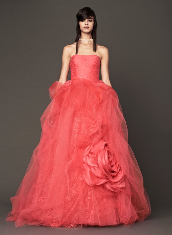 Suknie ślubne Vera Wang na jesień 2014, lookbook, fot. mat. prasowe