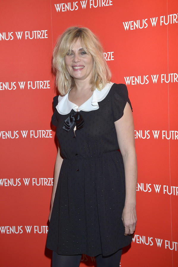 Emmanuelle Seigner na gali zamknięcia 29. Warszawskiego Festiwalu Filmowego, fot. AKPA