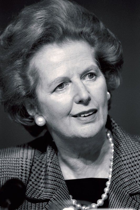 Margaret Thatcher (13.10.1925-8.04.2013), premier Wielkiej Brytanii w latach 1979–1990, chemiczka, prawniczka, znana  jako Żelazna Dama, była najdłużej urzędującym brytyjskim premierem w XX w., fot. E