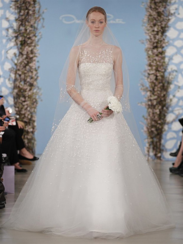Suknie ślubne 2014: Oscar de la Renta