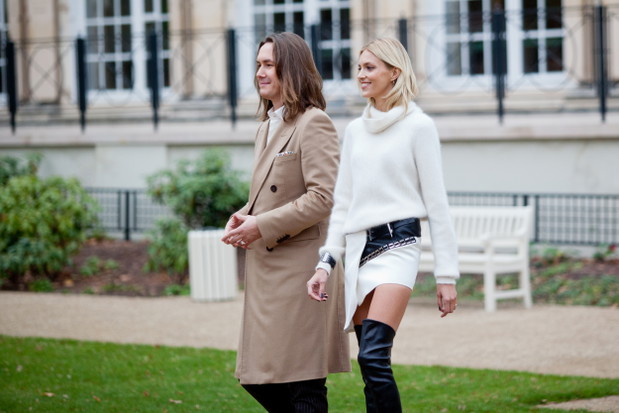 Anja Rubik na planie Project Runway