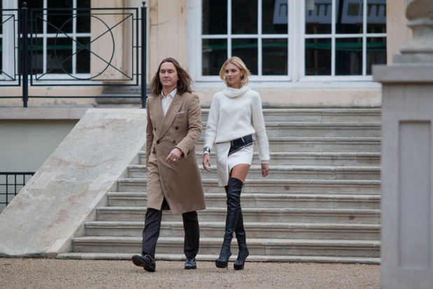 Anja Rubik na planie Project Runway