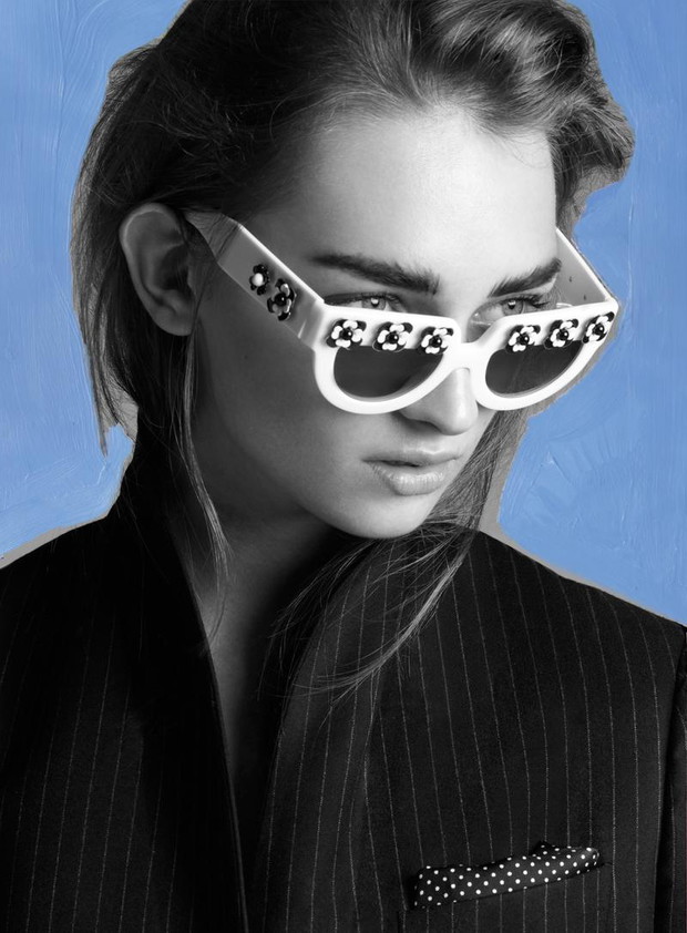 Daga Ziober w sesji dla Flair listopad 2013, fot. Quentin Jones