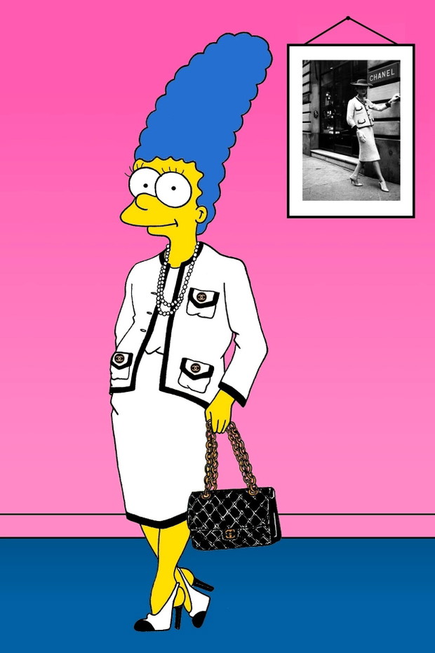 Marge Simpson w legendarnych stylizacjach