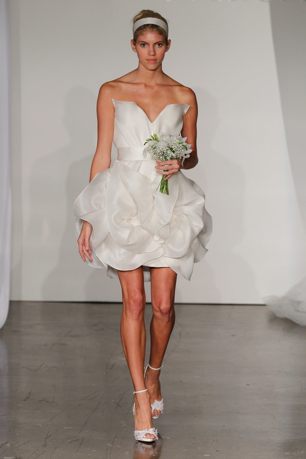 Suknie ślubne 2014: Marchesa wiosna i jesień 2014