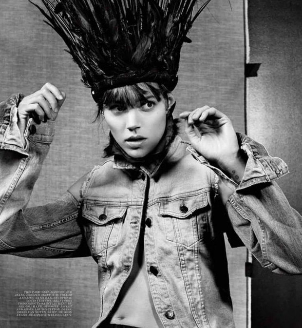 Freja Beha Erichsen w Louis Vuitton dla Interview