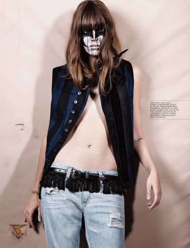 Freja Beha Erichsen w Louis Vuitton dla Interview