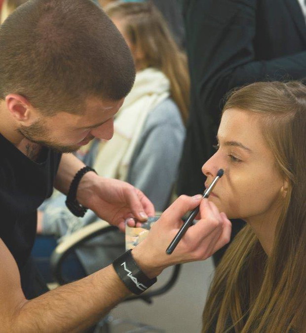 Łukasz Jemioł: backstage pokazu wiosna - lato 2014