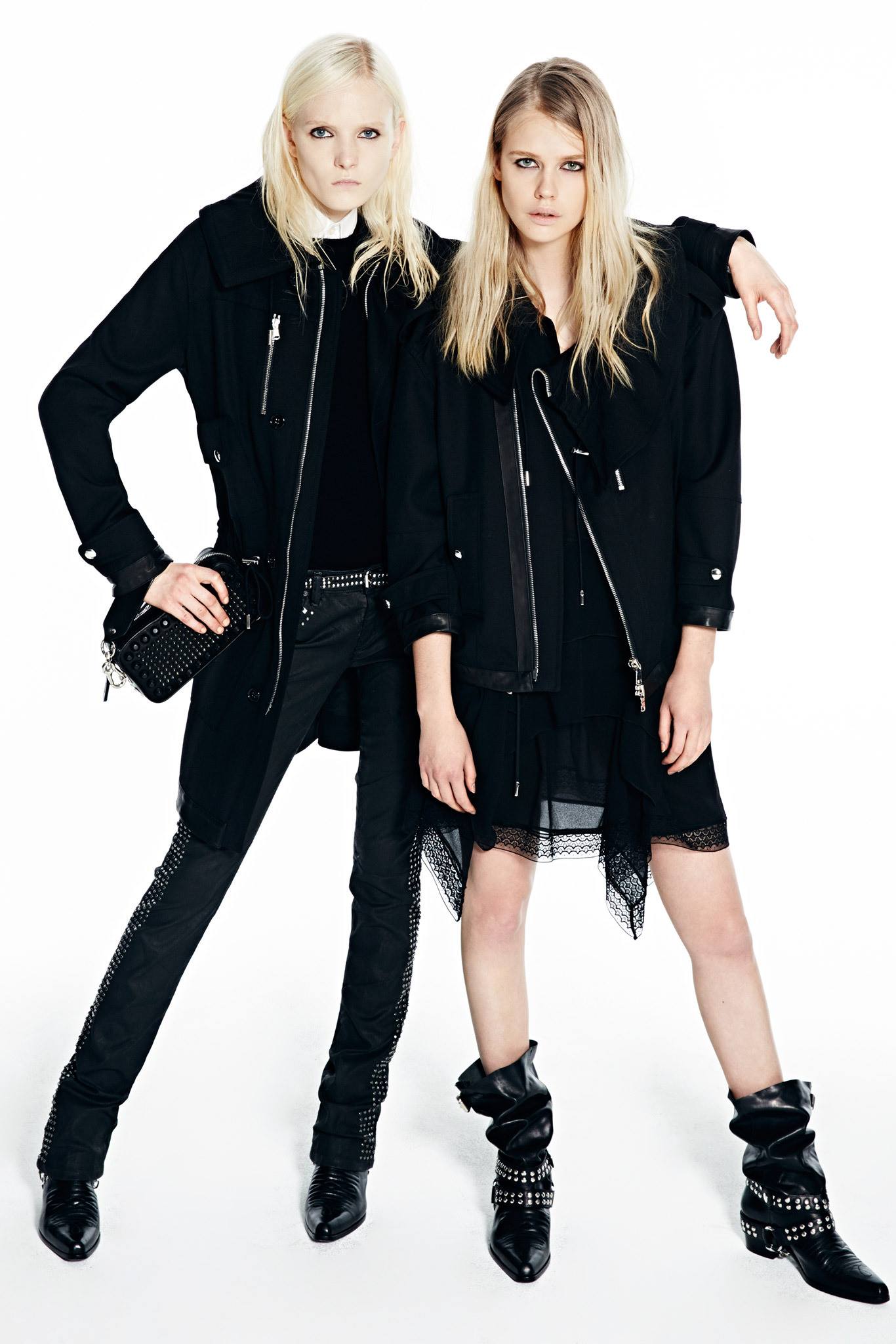 Maja Salamon w lookbooku Diesel Black Gold Pre-Fall 2014