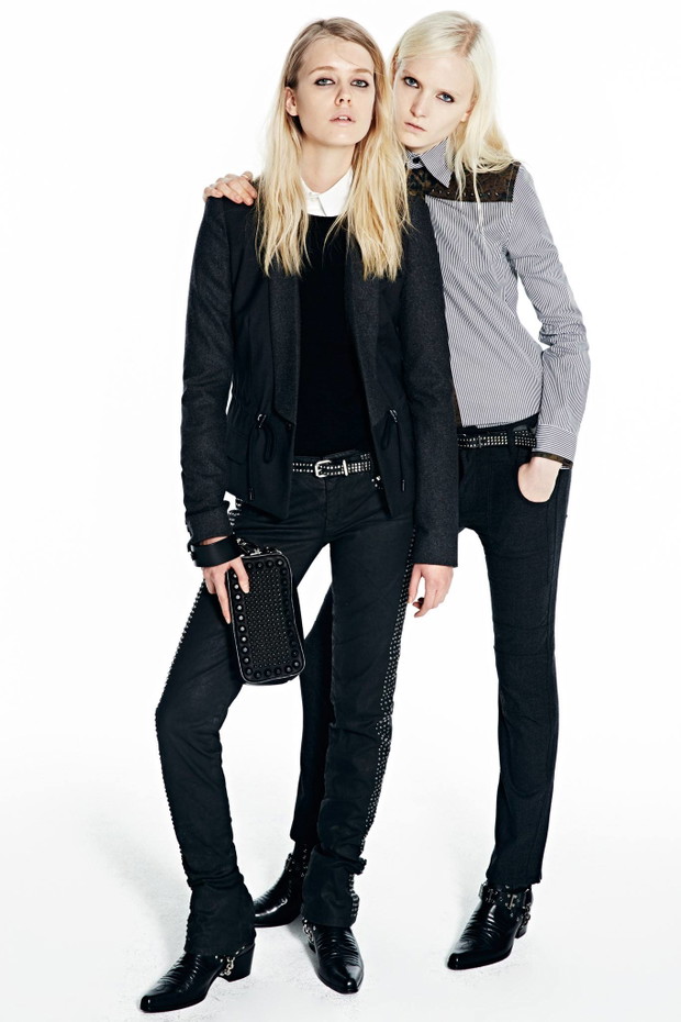 Maja Salamon w lookbooku Diesel Black Gold Pre-Fall 2014