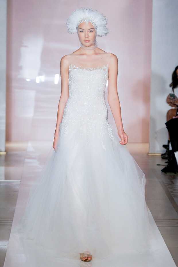 Suknie ślubne 2014: Reem Acra jesień 2014