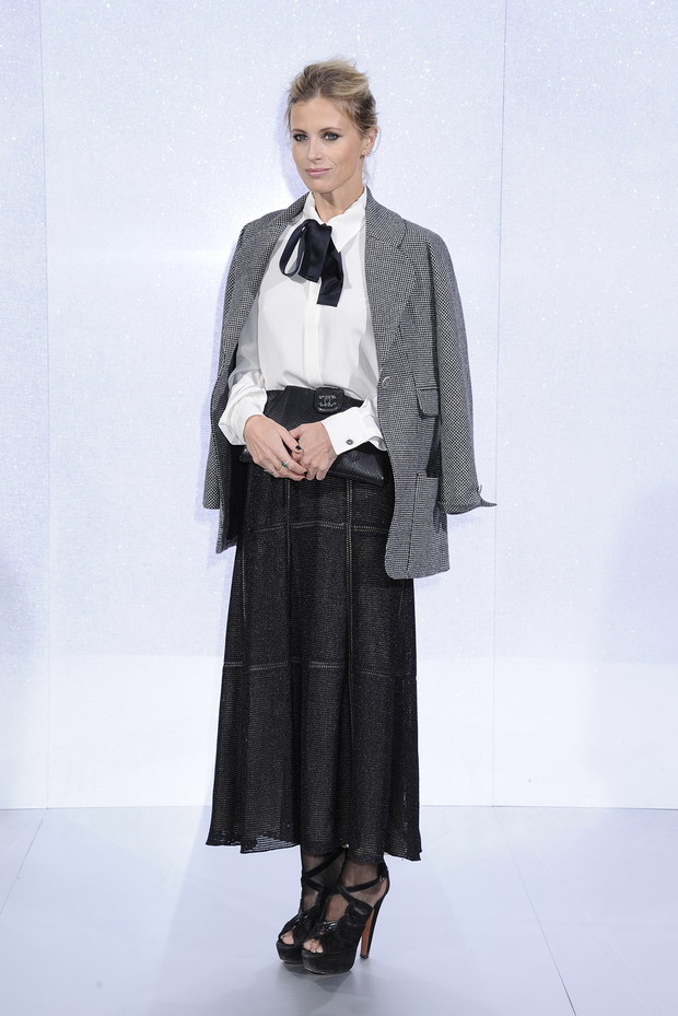 Gwiazdy na pokazach haute couture wiosna-lato 2014 w Paryżu