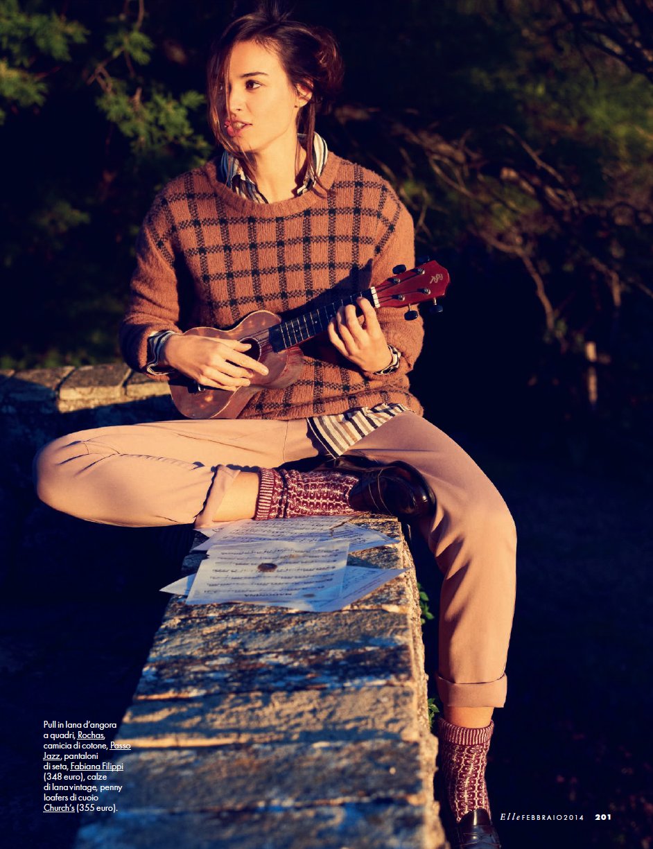 Kasia Smutniak w lutowym ELLE Italy!
