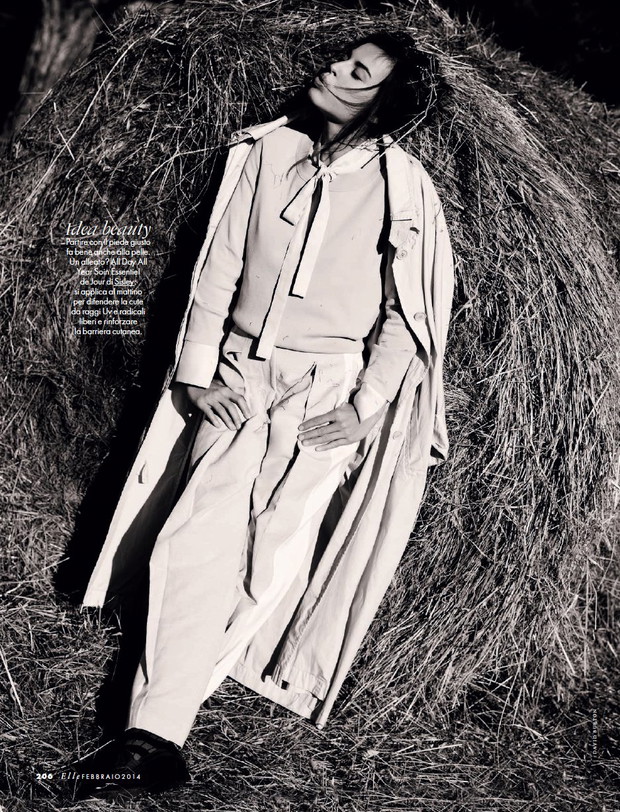Kasia Smutniak w lutowym ELLE Italy!