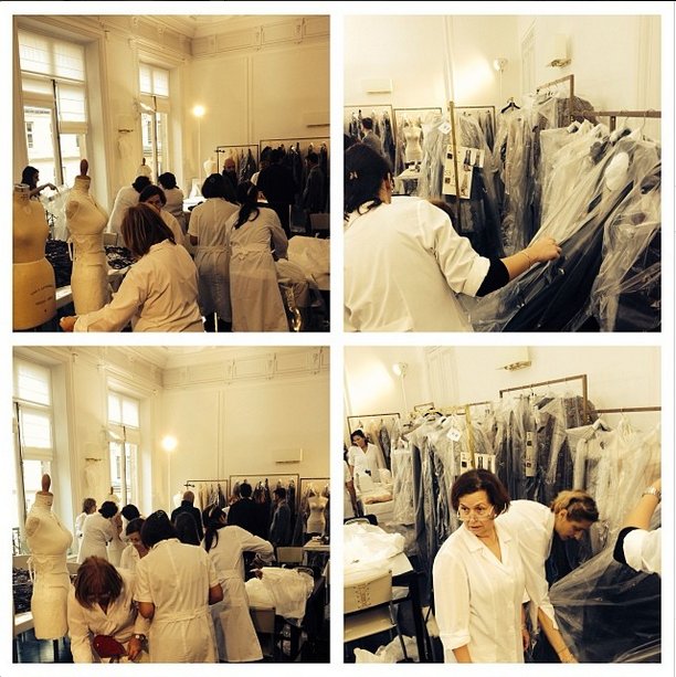 Kulisy pokazów haute couture wiosna-lato 2014: relacja Instagram