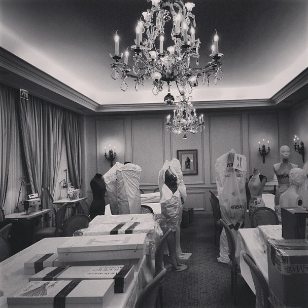 Versace haute couture wiosna-lato 2014: relacja Instagram