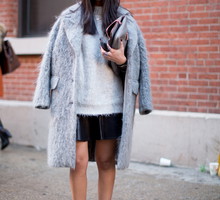 Street fashion: NYFW jesień-zima 2014/2015, dzień 1