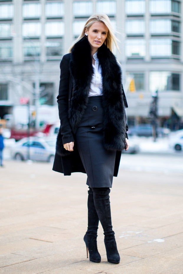 Street fashion: NYFW jesień-zima 2014/2015, dzień 1
