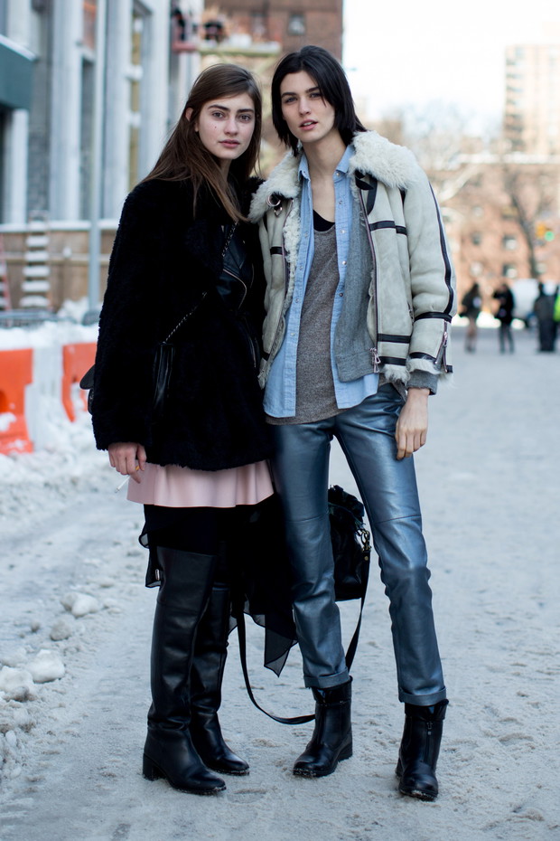 Street fashion: NYFW jesień-zima 2014/2015, dzień 1