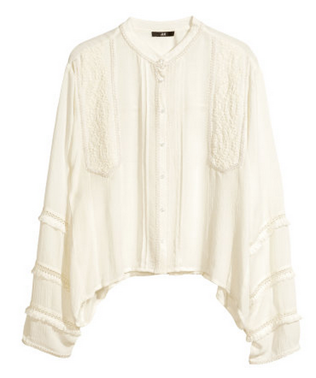 Trendy wiosna lato 2014: haftowane koszule