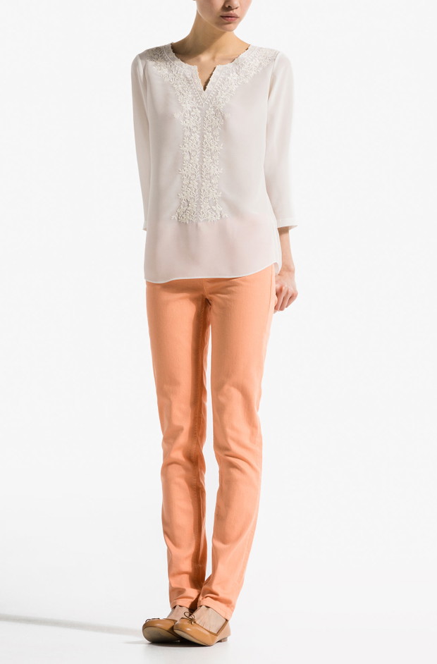 Trendy wiosna lato 2014: haftowane koszule